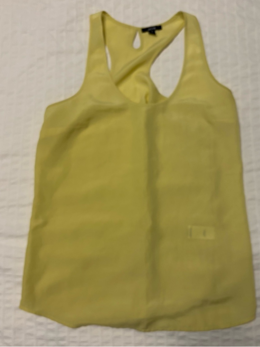 Jacob Lime Green Sleeveless Tank